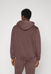 Champion ICONS FULL ZIP HOODIE - Sweatjacke - bordeaux