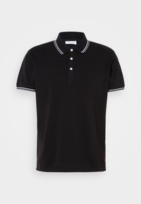 CONTRAST PIPING - Poloshirts - space black