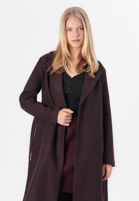 Vero Moda VMFORTUNEAYA LONG - Klassisk kåpe / frakk - winetasting