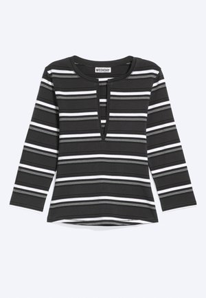 Weekday, NESSA - T-shirt à manches longues - black