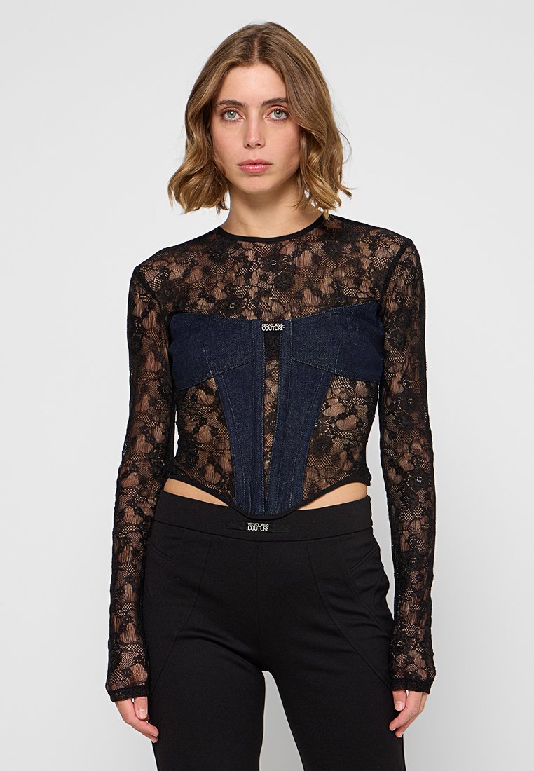 Versace Jeans Couture Blouse blauw Versace Jeans Couture Blouse blauw