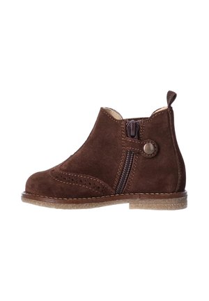 Walkey, STIVALETTI DA BAMBINO CON ELASTICO SCOZZESE - Scarpe primi passi - marrone