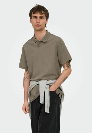 Only & Sons ONSBEN REG SS POLO SHIRT NOOS - Pólóing - olive