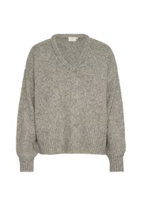 TRINA LS - Pulover - elephant skin melange
