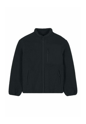 AMORE EMBROIDERY UNISEX SHERPA - Fleecejas - black