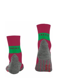 FALKE RU COMPRESSION STABILIZING RUNNING LIGHT CUSHIONING - Chaussettes de sport - red