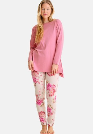 MANCHES LONGUES ROBIN SET - Pyjama - rose