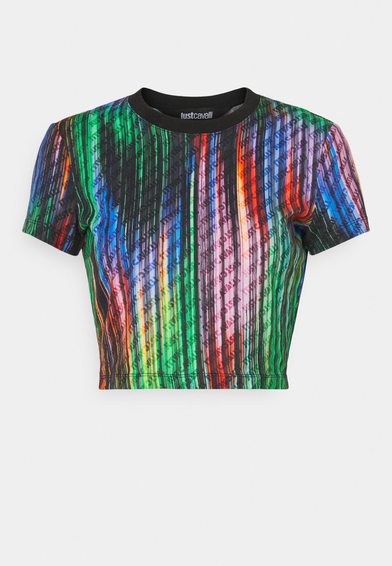 Just Cavalli T-shirt print meerkleurig