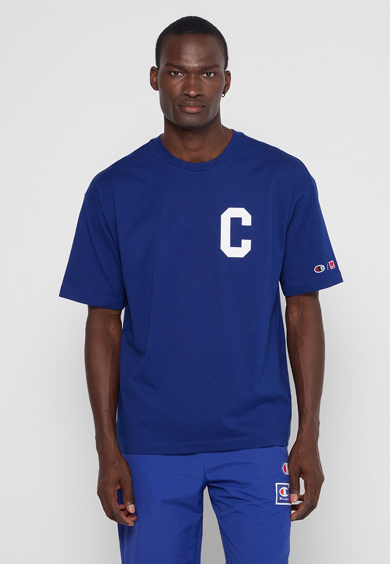 Champion T-shirt print donkerblauw