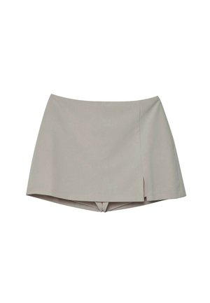 Stradivarius, SKORT WITH SIDE SLIT 04799768 - Jupe-short - mottled light brown