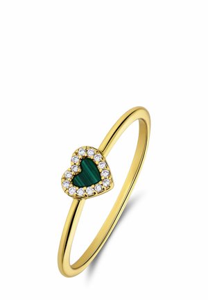 GEMSTONE - Ring - gold-coloured/dark green