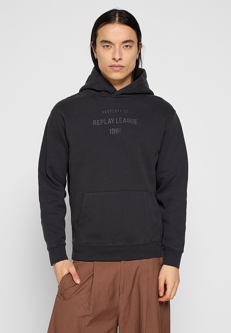Replay Hoodie zwart