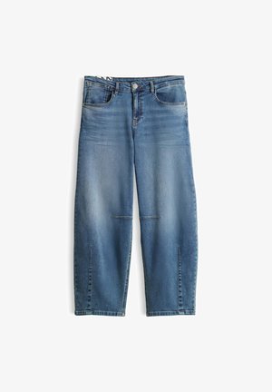 OPUS, MID RISE OVALES BEIN - Jeans baggy - mid blue