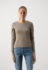 ONLY ONLCARLOTTA  - Topper langermet - brown