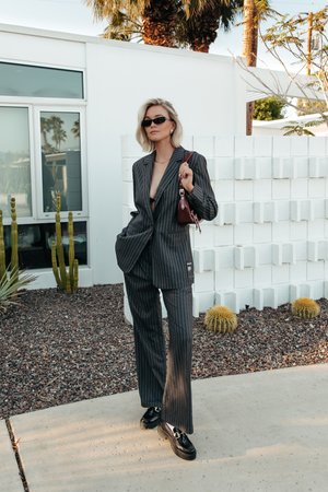 WENDE - Bukser - dark anthracite