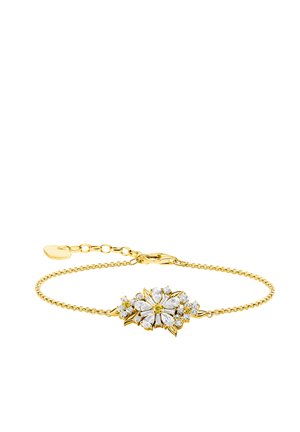 LOVELY DAISY - Armband - gelbgoldfarben/weiß/gold-coloured