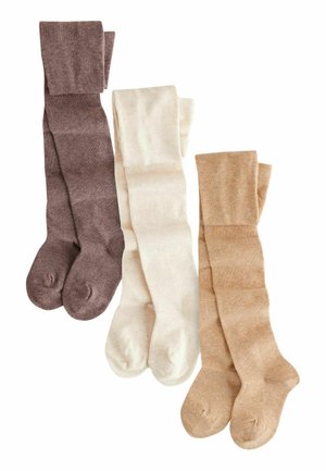 RICH 3 PACK - Strumpfhose - cream neutral