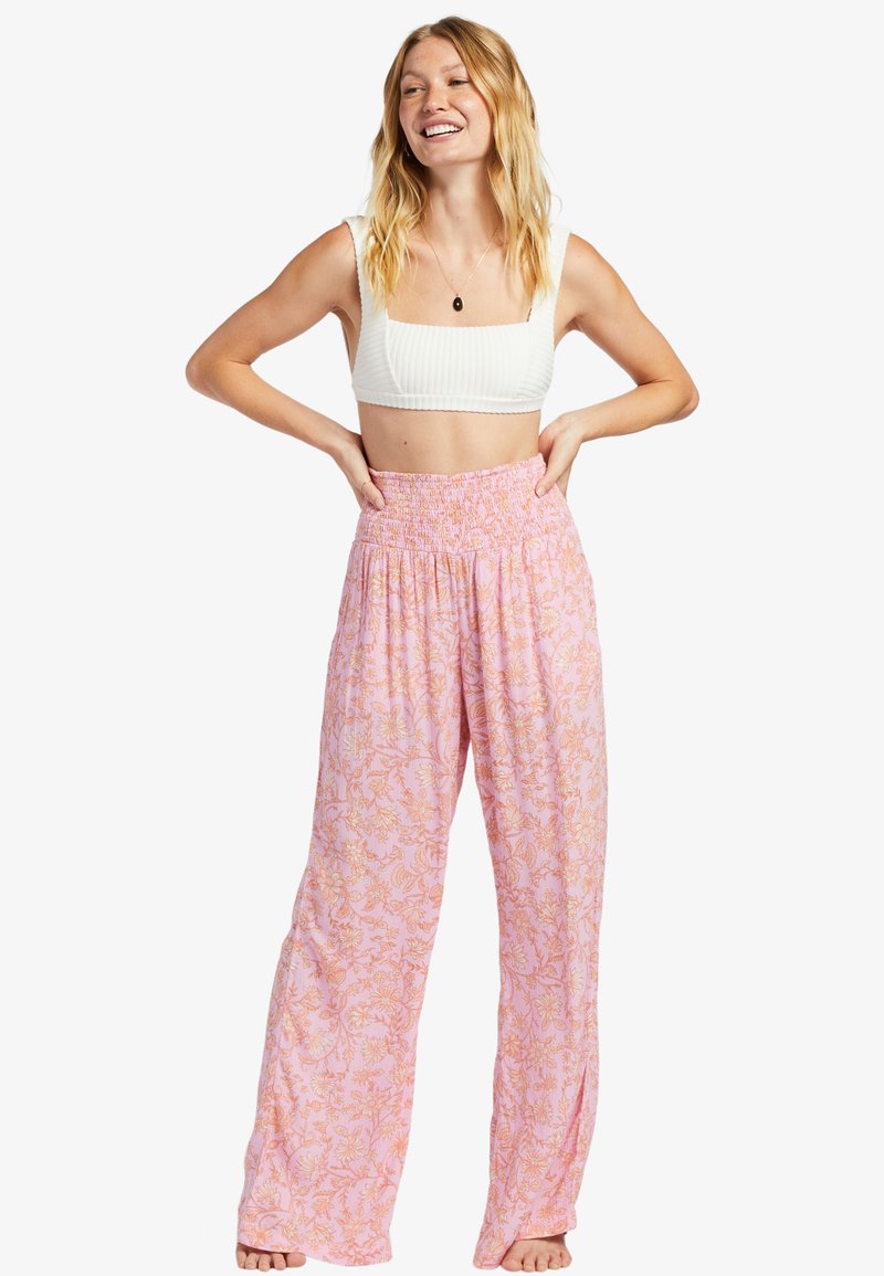 Billabong NEW WAVES ELASTICATED BEACH Trousers pink trails/pink