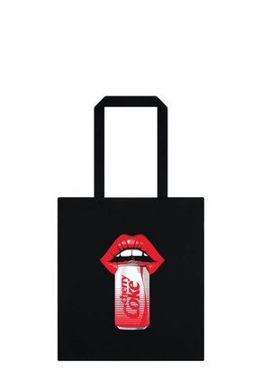 COCA COLA COKE LIPS - Shopping bag - black