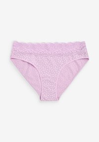 Next FOUR PACK - Trosor - pink purple green spot print