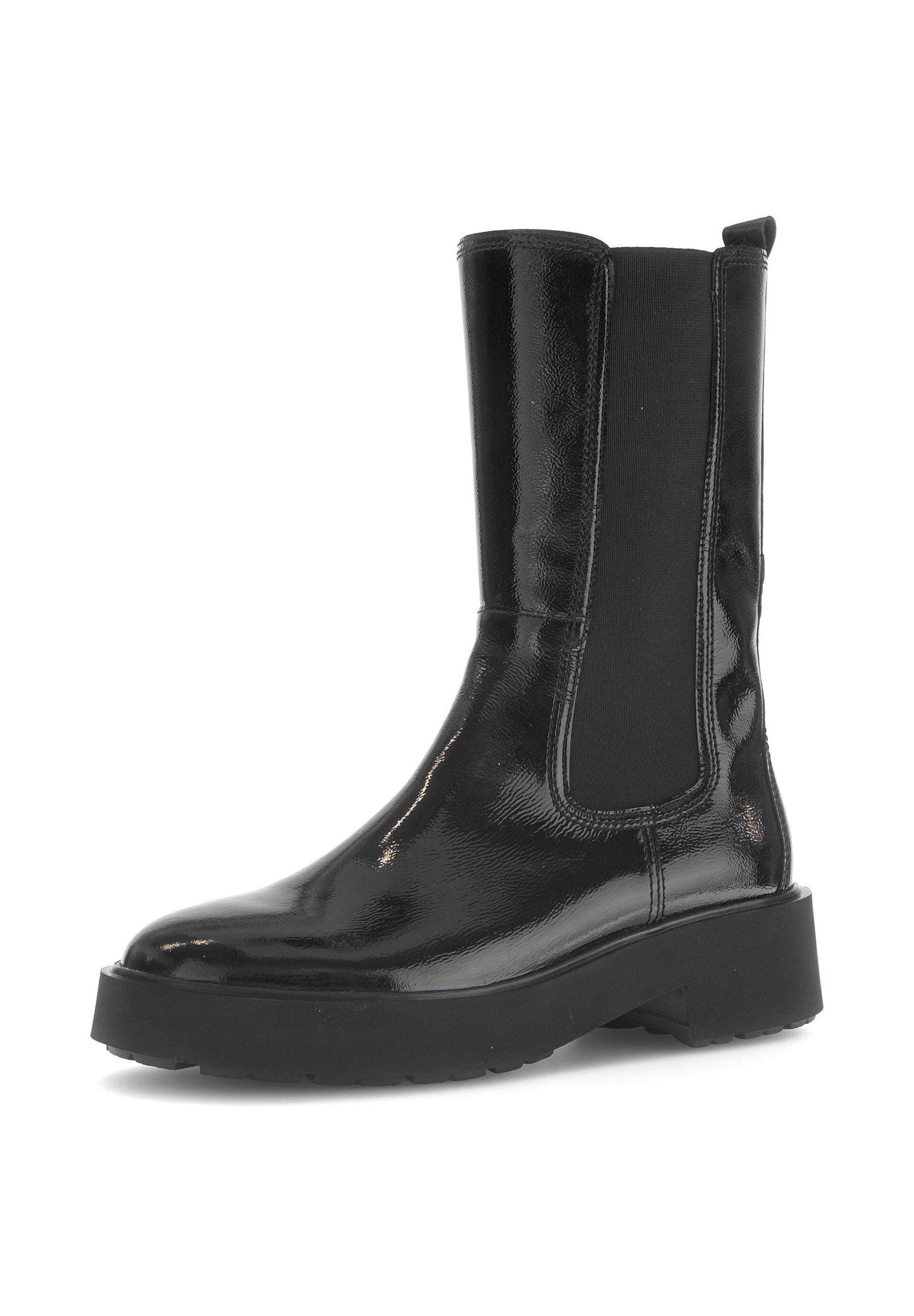 Palado Stiefeletten Damen Djerba Gloss – Glänzende Boots Mit 4 Cm Absatz, Gefüttert, Von Sila Sahin