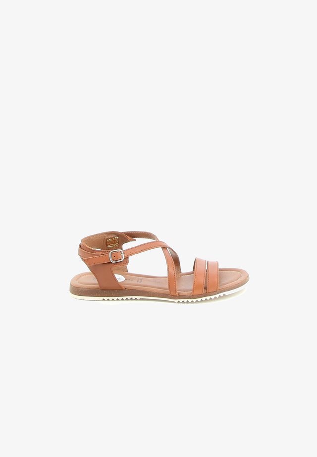 GIDELA - Sandalen - cognac