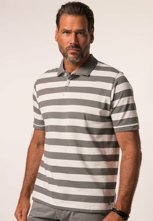 SHORT SLEEVE STRIPES - Polo shirt - gray