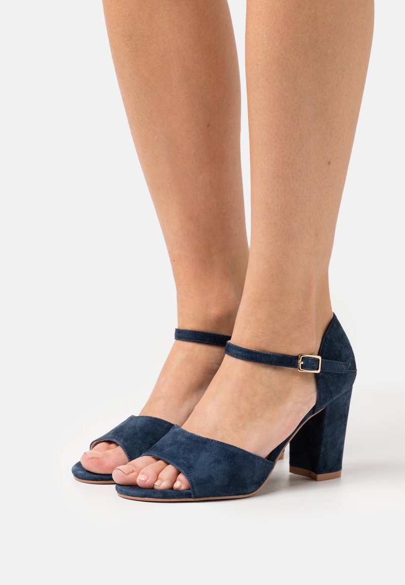 Anna Field Wide Fit by Zalando Sandales à talons hauts - dark blue