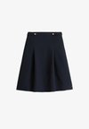 PUNTO GB KNEE  - Jupe plissée - dark night navy
