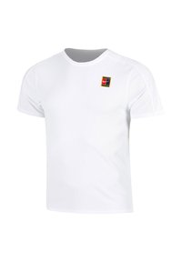 NIKECOURTADVANTAGE SLAM TOP LN - T-shirt basic - white
