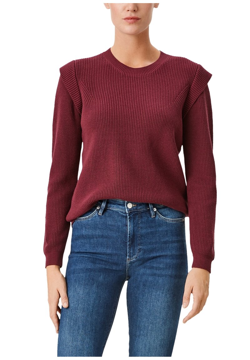 Damen Strickjacken | s.Oliver Strickpullover bordeaux - ZD18360 Damen Strickjacken | s.Oliver Strickpullover bordeaux - ZD18360