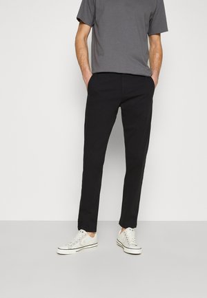 SMART FLEX TAPERED - Chino stiliaus kelnės - black