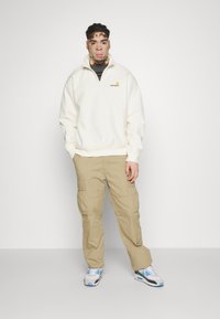Carhartt WIP HALF ZIP AMERICAN SCRIPT - Collegepaita - wax