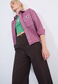 KAVU PERI - Tygbyxor - coffee