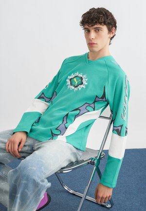 WAFFLE LONG SLEEVE - Μπλούζα με μακριά μανίκια - vibrant green