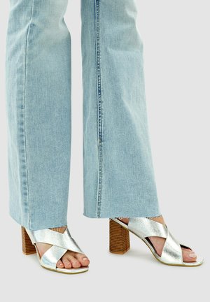 CALA - High heeled sandals - galactic silver