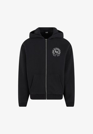 Mister Tee, LA DYNASTY LOOSE FIT ZIP HOODY - Zip-up sweatshirt - black