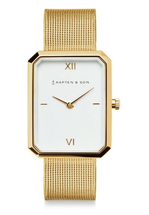 GRACE MESH - Montre - gold coloured/white