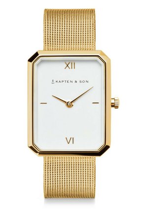 GRACE MESH - Reloj - gold coloured/white