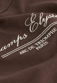 Next Printtipaita - chocolate brown