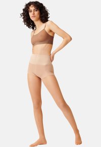 ITEM m6 INVISIBLE CONTROL - Strumpfhose - almond