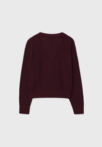 Stradivarius Strickjacke - bordeaux