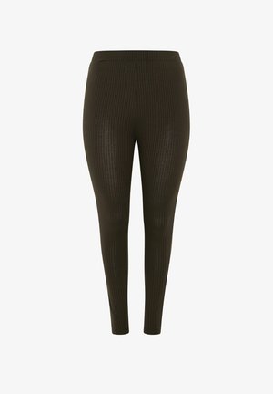 Yours Clothing, PLUS SIZE BASIC LEGGINGS - Legging - chocolate