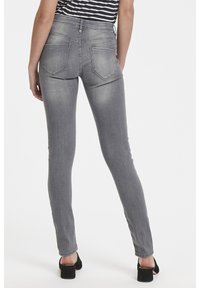 ICHI Vaqueros pitillo - light grey