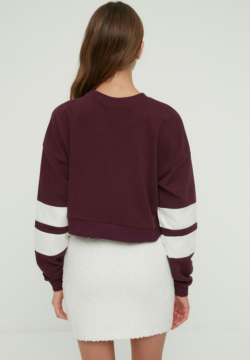 Damen Sweatshirts | Trendyol PARENT Sweatshirt burgundy/bordeaux - OZ50715 Damen Sweatshirts | Trendyol PARENT Sweatshirt burgundy/bordeaux - OZ50715