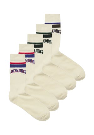 SPORTS JACMATEO TENNIS 5-PACK - Sokken - buttercream