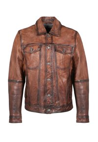 Freaky Nation Chaqueta de cuero - saddle