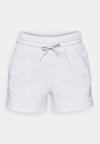 ESSENTIALS SMALL LOGO FEEL COZY SHORTS - Korte sportsbukser - light grey heather/white