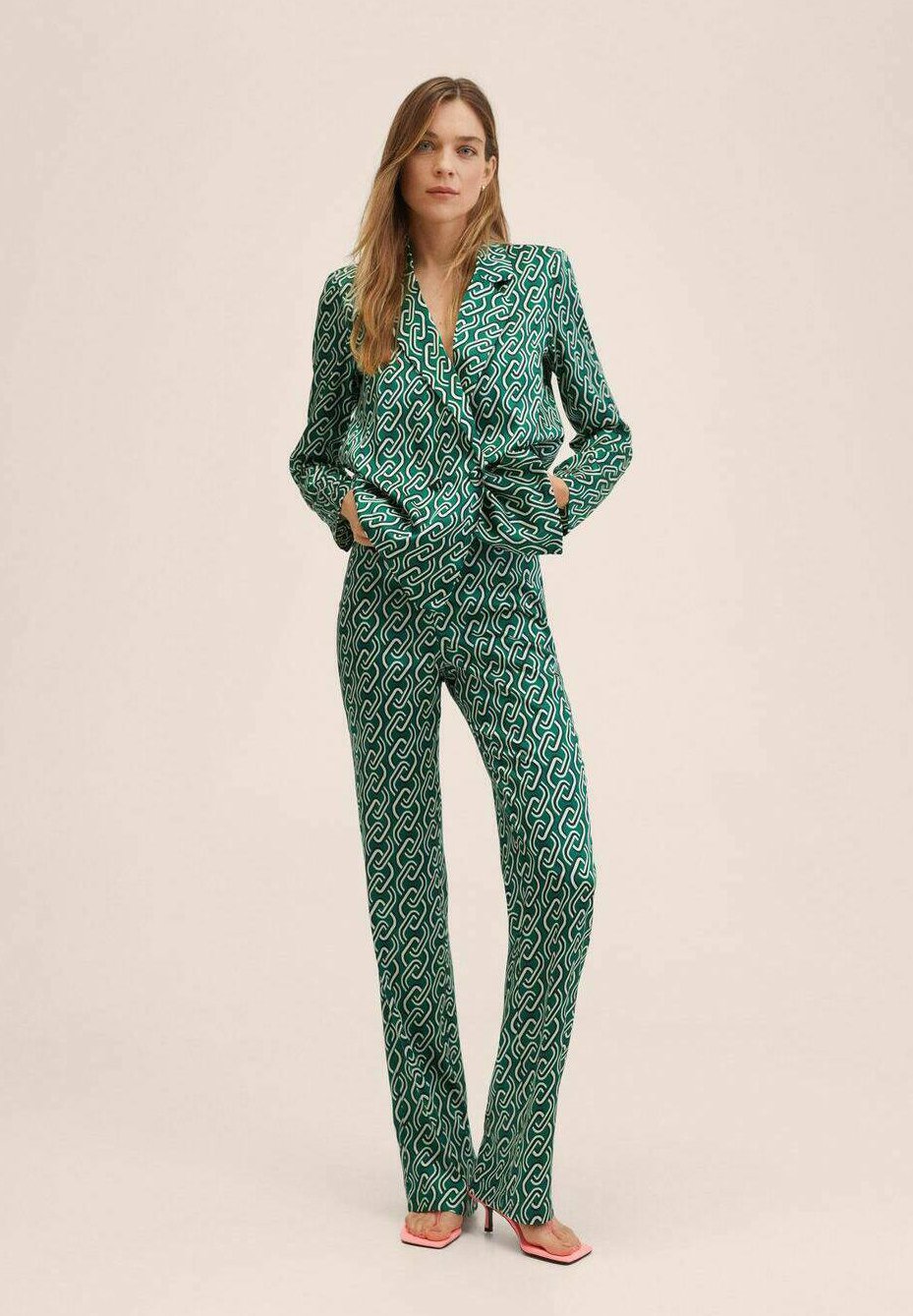 Mango CHAIN - Pantalones - groen/verde - Zalando.es