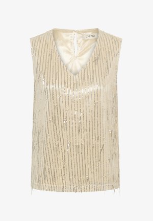 Cream, CRCLEI SEQUIN - Blouse - champange silver sequins